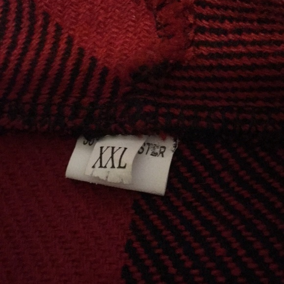 Buffalo plaid fleece vest plus size L - Picture 9 of 10